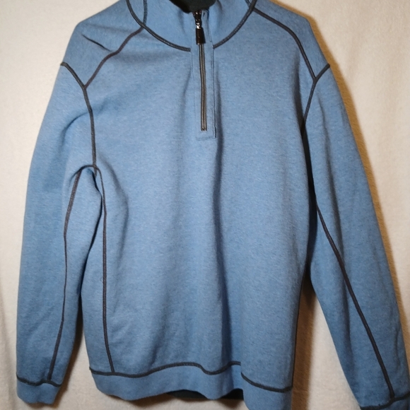 Tommy Bahamas Flipsider Half Zip  Men's Pullover - Picture 2 of 10